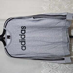 Adidas Gray Crew Sweatshirt sz Medium